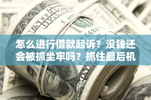 北京怎么进行借款起诉？没钱还会被抓坐牢吗？抓住最后机会！