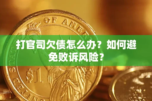北京打官司欠债怎么办？如何避免败诉风险？