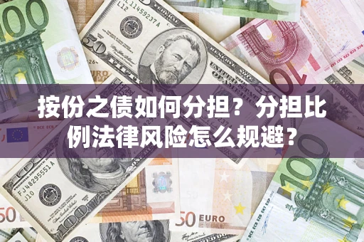 北京按份之债如何分担？分担比例法律风险怎么规避？