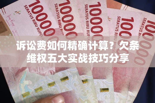 北京诉讼费如何精确计算？欠条维权五大实战技巧分享